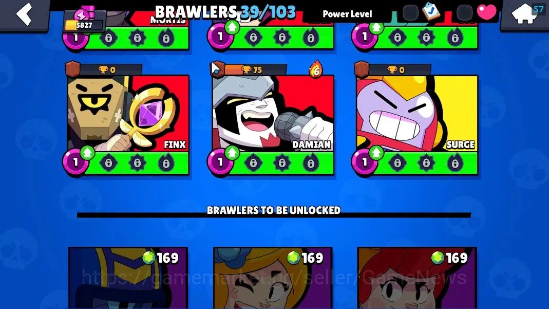 Brawl Stars Accounts 5827 Trophy|39 Brawler 7 Max [Squeak,Edgar,Frank,e image 13
