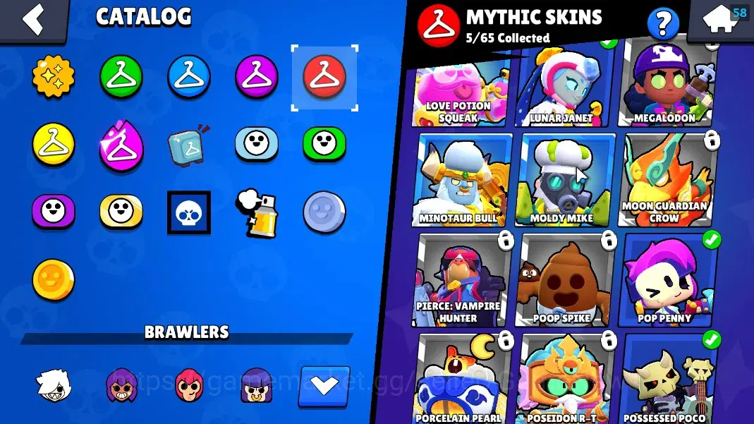 Brawl Stars Accounts 5827 Trophy|39 Brawler 7 Max [Squeak,Edgar,Frank,e image 15