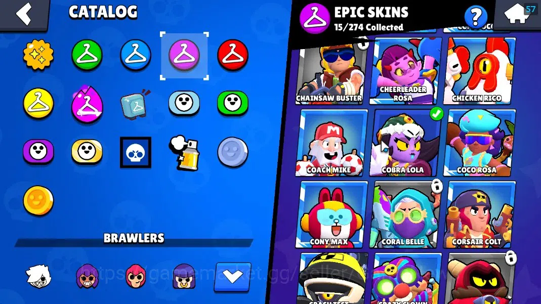 Brawl Stars Accounts 5827 Trophy|39 Brawler 7 Max [Squeak,Edgar,Frank,e image 18