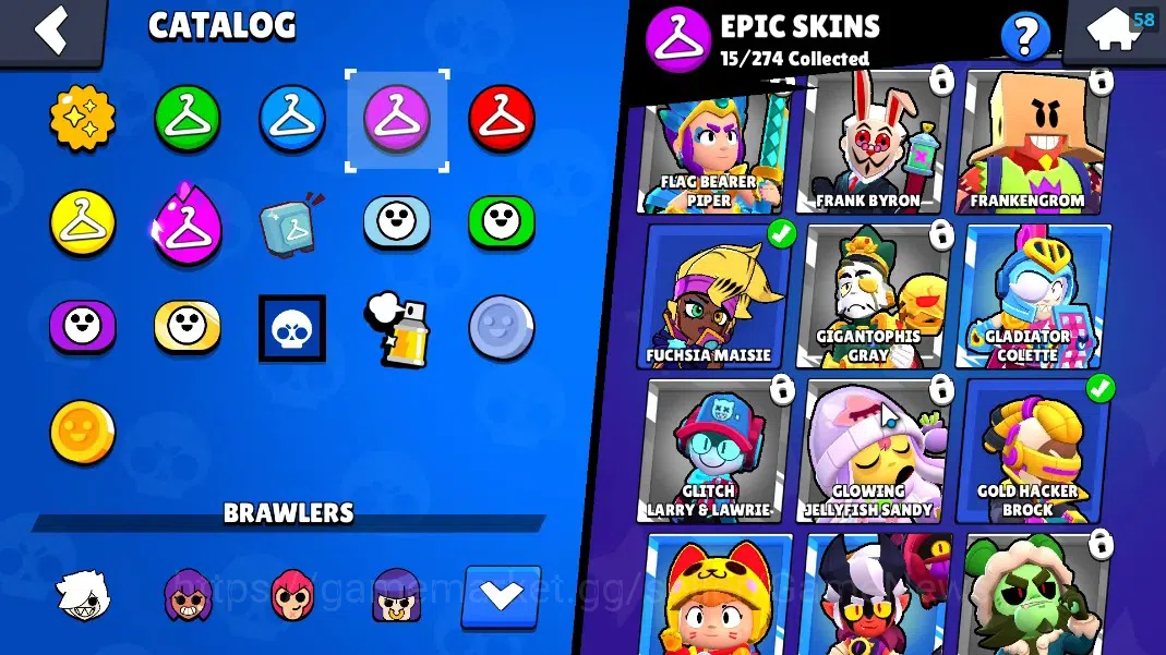 Brawl Stars Accounts 5827 Trophy|39 Brawler 7 Max [Squeak,Edgar,Frank,e image 20