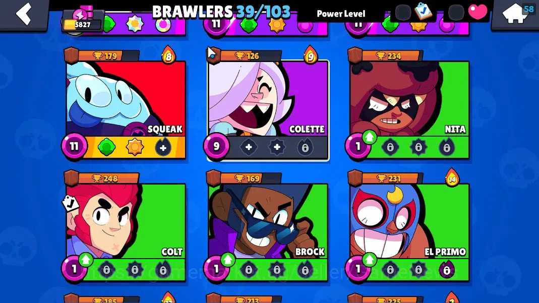 Brawl Stars Accounts 5827 Trophy|39 Brawler 7 Max [Squeak,Edgar,Frank,e image 8