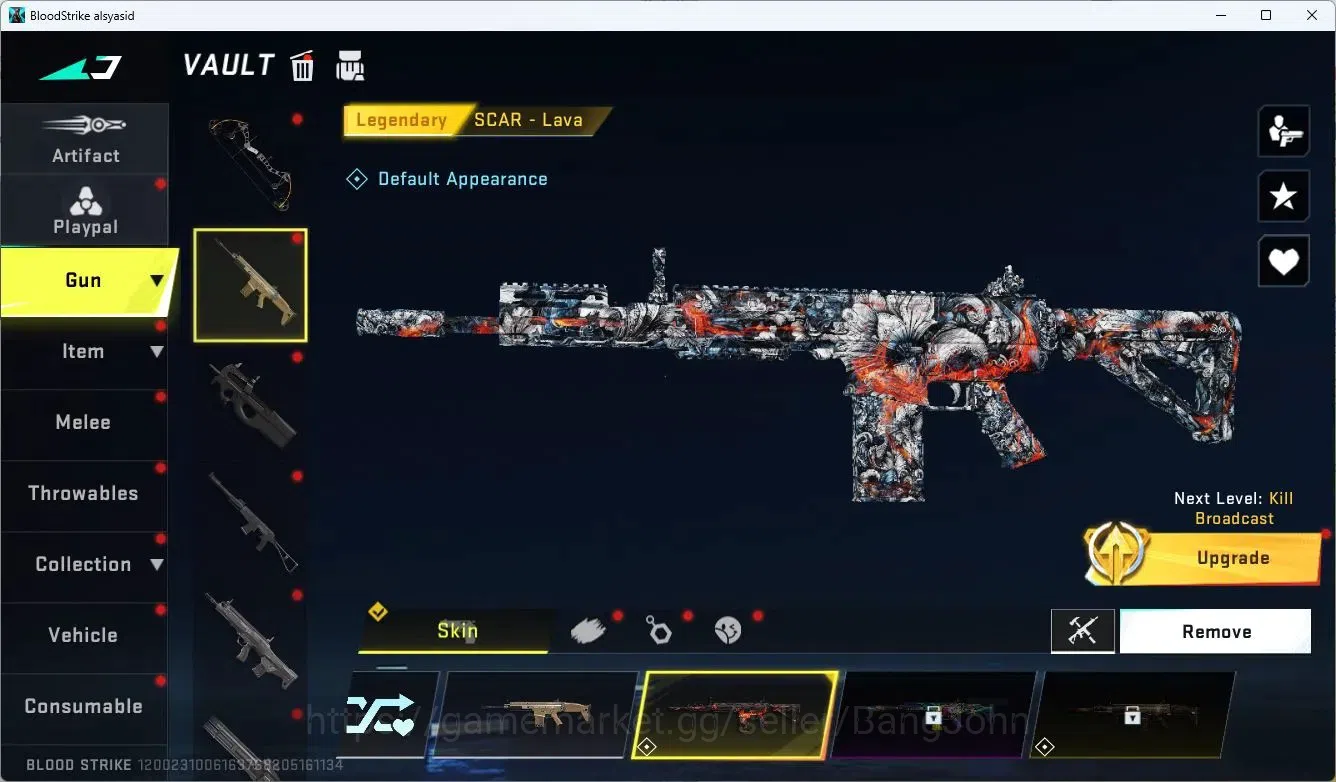 Blood Strike Accounts ASIA | 3 Collab: QBZ95, Kar98k,AK47 | 2 Ultra Guns image 20