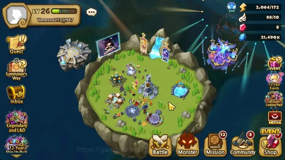 Summoners War: Sky Arena Accounts Starter ASIA|Lv 26|Ready Gacha|103 12 YSC + 160 11 YSC + 3 LAAS + 5 LS + 4 LDS + 121 MS |1 1