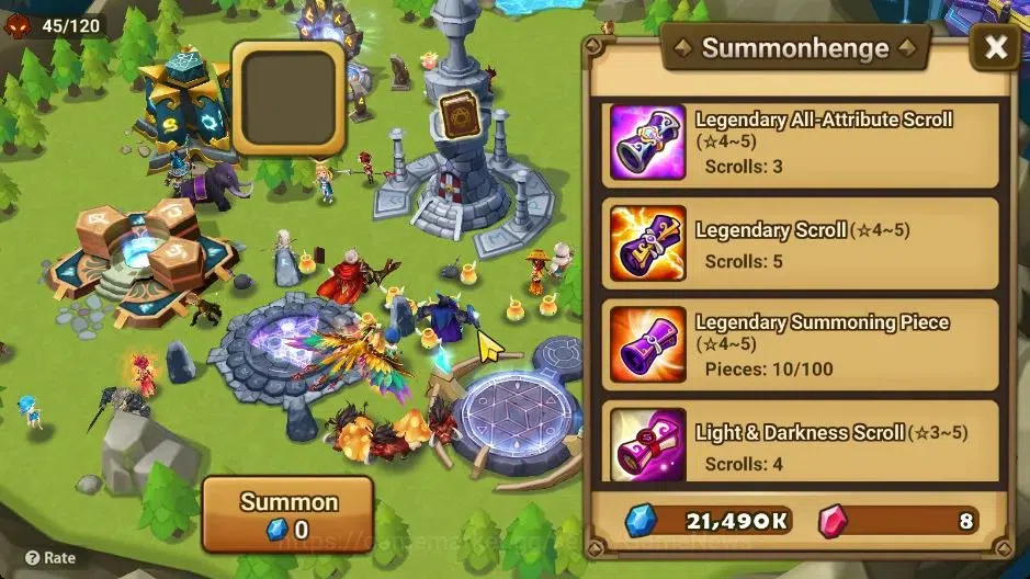 Summoners War: Sky Arena Accounts Starter ASIA|Lv 26|Ready Gacha|103 12 YSC + 160 11 YSC + 3 LAAS + 5 LS + 4 LDS + 121 MS |1 13