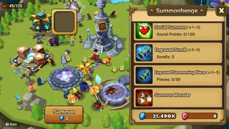Summoners War: Sky Arena Accounts Starter ASIA|Lv 26|Ready Gacha|103 12 YSC + 160 11 YSC + 3 LAAS + 5 LS + 4 LDS + 121 MS |1 15