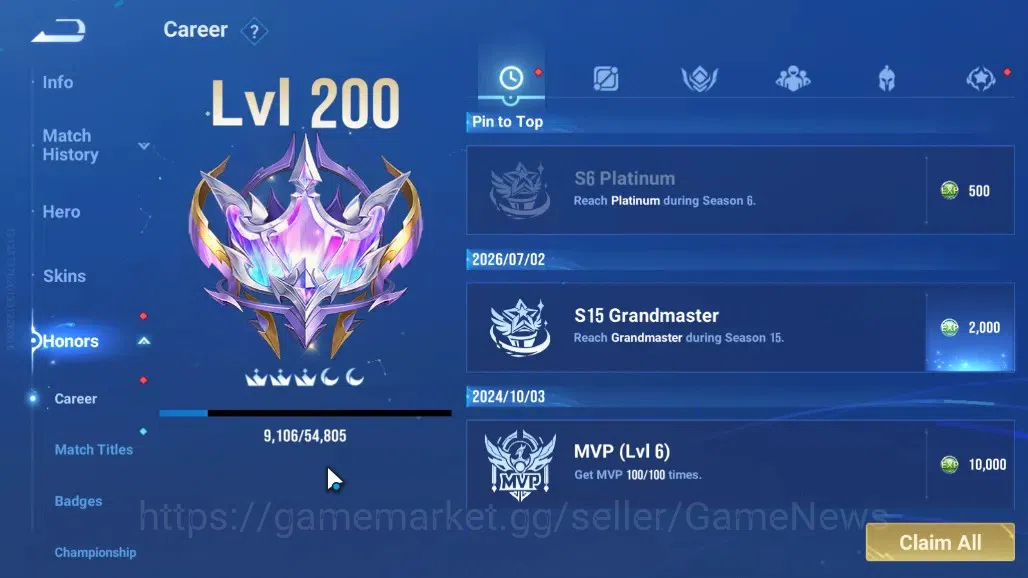 Honor of Kings Accounts Hero113 Skin326|Flawless XiaoQiao,Mythic Kongming, image 7