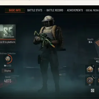 Arena Breakout Accounts High Value Mobile | SV 85,5M | CV 52,3M | Exclusive Ovr FAL,MG H416,FJ MP5,Decree