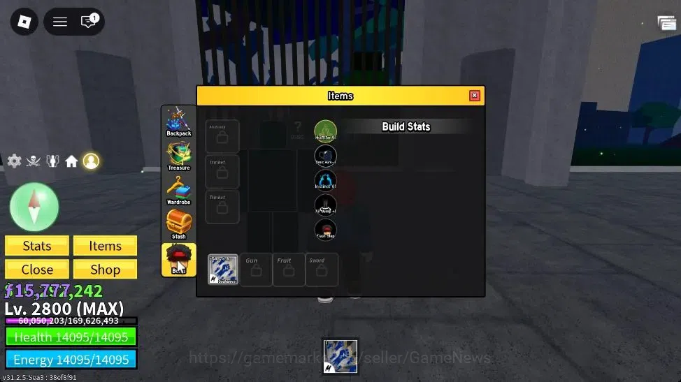 Roblox Accounts Blox Fruit |MAX Lv2800| 6M Beli 15k Frag| 1 Myth+2 image 6