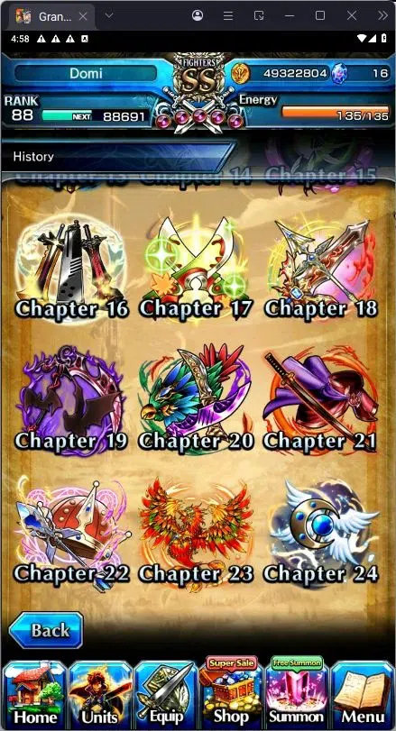 Grand Summoners Accounts Global | Rank 88 | Rimuru TW, Accelerator TW, Miyu image 6