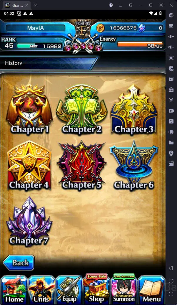 Grand Summoners Accounts [GLOBAL] Rank 45 | 10 Ascend | Houka Inumuta TW |  image 7