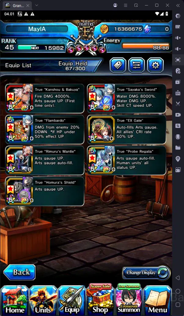 Grand Summoners Accounts [GLOBAL] Rank 45 | 10 Ascend | Houka Inumuta TW |  image 8