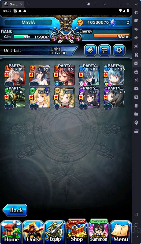 Grand Summoners Accounts [GLOBAL] Rank 45 | 10 Ascend | Houka Inumuta TW |  image 9