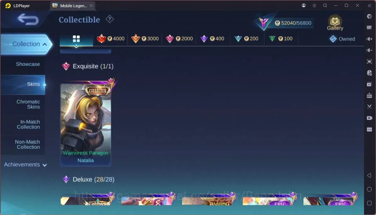 Mobile Legends: Bang Bang Accounts GLOBAL Hero 132 Skin 255|KOF Karina|CC Natalia|Va image 7