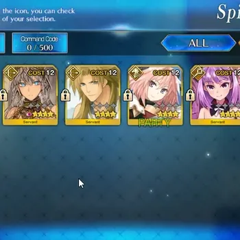 Fate-Grand Order Accounts NA Starter Fuyuki Lv 1| 1 SSR Servant Oberon |CE Black Grail|19 Quartz,29 Golden Apple|Birthday