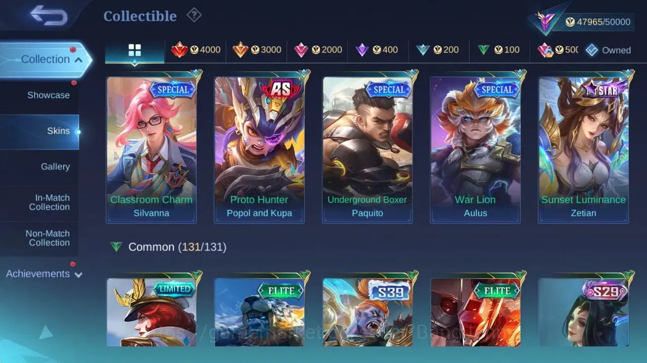 Mobile Legends: Bang Bang Accounts GLOBAL Hero 129 Skin 216|SEASON Floryn|CC Tigreal| image 17