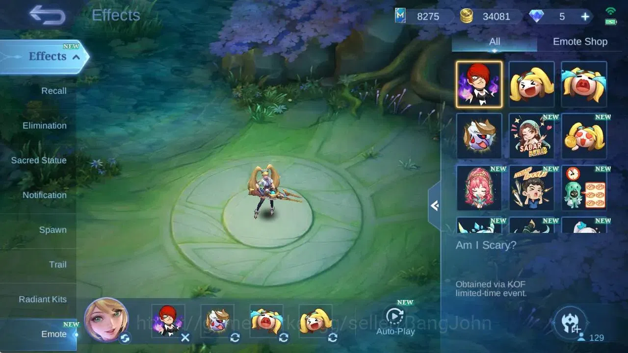 Mobile Legends: Bang Bang Accounts GLOBAL Hero 129 Skin 216|SEASON Floryn|CC Tigreal| image 7