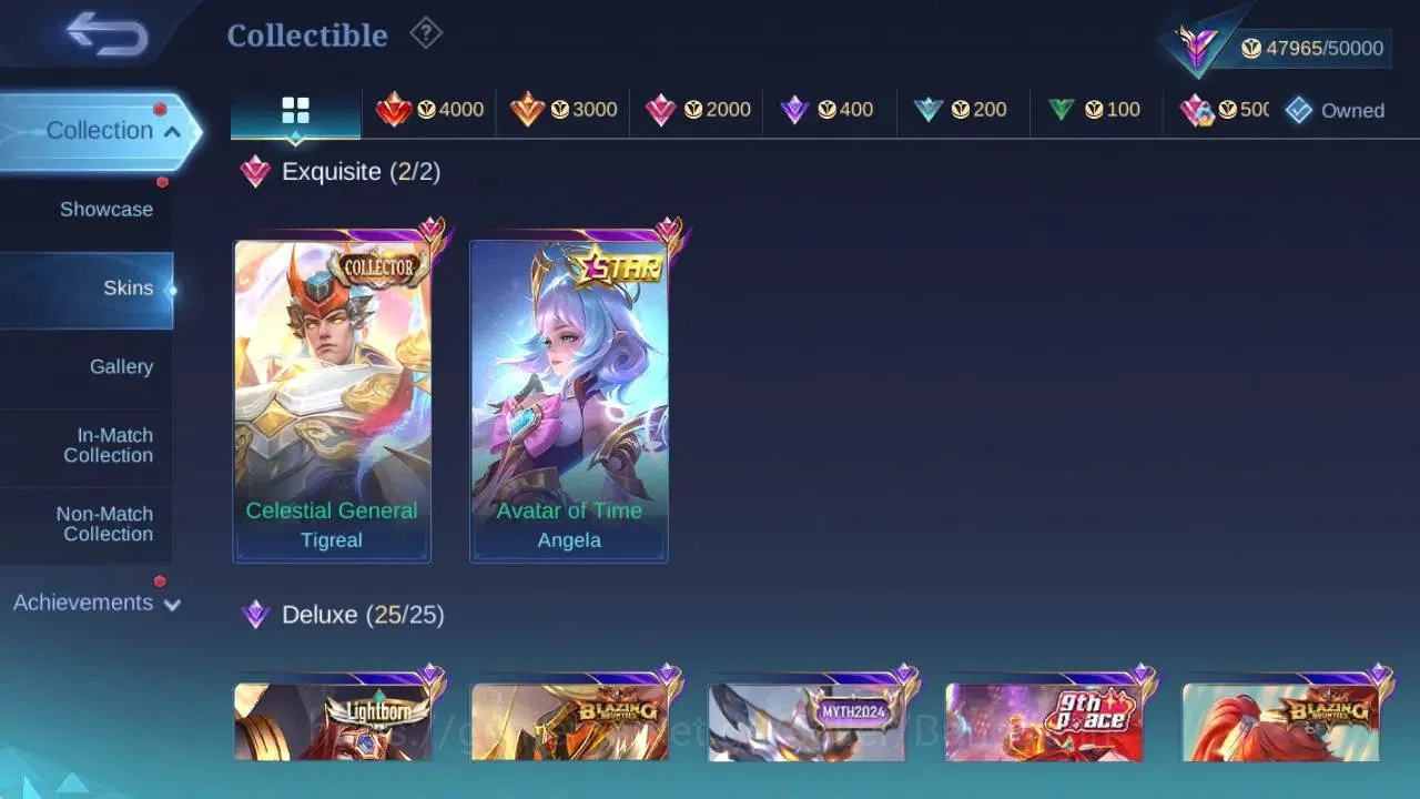 Mobile Legends: Bang Bang Accounts GLOBAL Hero 129 Skin 216|SEASON Floryn|CC Tigreal| image 9