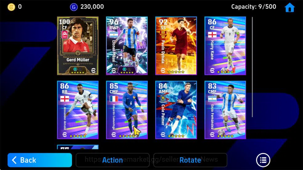 eFootball Accounts Mobile|Lionel Messi,Gerd Muller (Phenomenal Finish image 5
