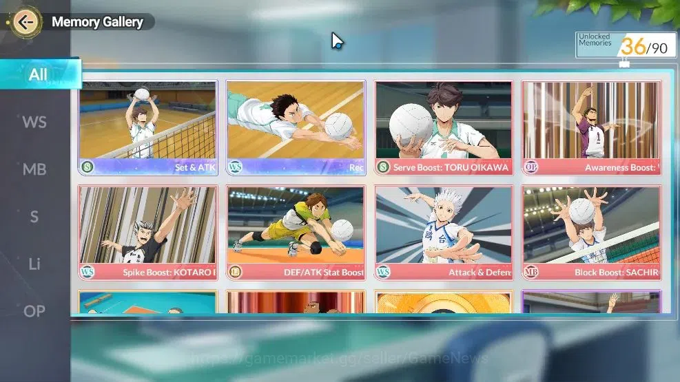 HAIKYU!! FLY HIGH Accounts SEA Lvl 53|2 SP [Toru Oikawa,Hajime Iwaizumi]+Memo image 14