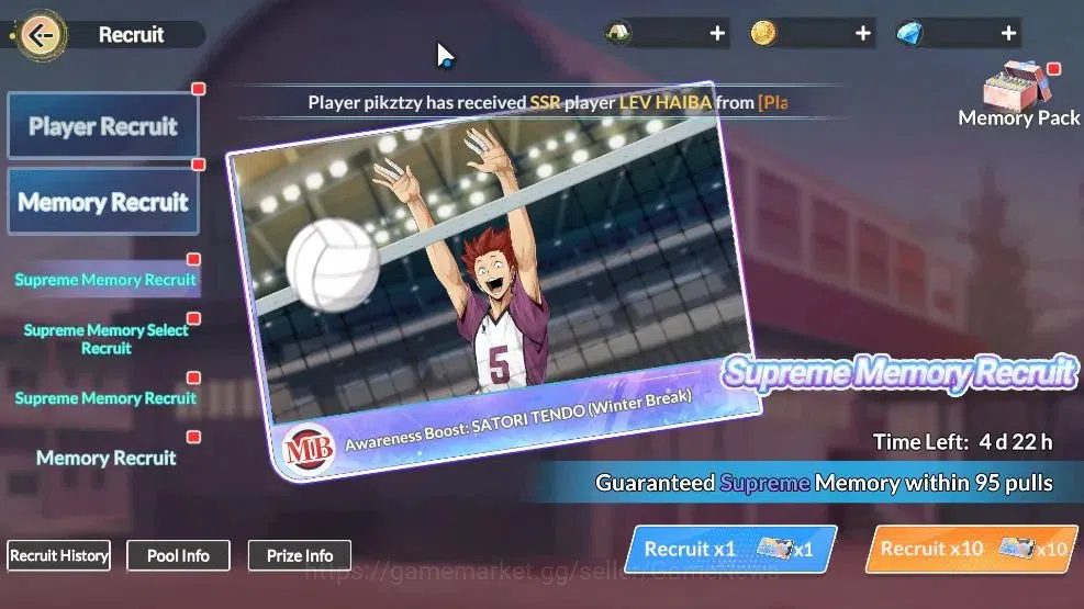 HAIKYU!! FLY HIGH Accounts SEA Lvl 53|2 SP [Toru Oikawa,Hajime Iwaizumi]+Memo image 17