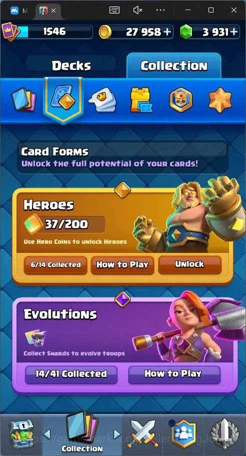 Clash Royale Accounts Global |CL 1546|KTL 15|12256 Trophy|121 Cards|12 M image 14