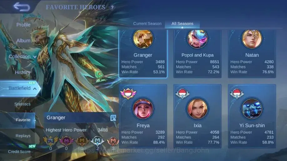 Mobile Legends: Bang Bang Accounts Global|Hero 83|Skin 168|Renowned|Sanrio Floryn|Pri image 4