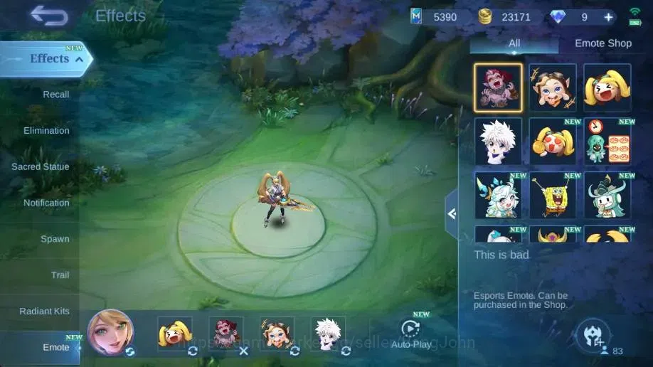 Mobile Legends: Bang Bang Accounts Global|Hero 83|Skin 168|Renowned|Sanrio Floryn|Pri image 7