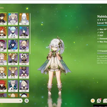 Genshin Impact Accounts Others ASIA|AR58|10 Limit+27(*5Wep)|Premium Team Nahida (Nahida,Raiden Shogun,Citlali,Furina)|Check