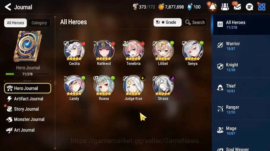 Epic Seven Accounts GLOBAL Unerif|2 ML(Starze,Judge Kise)+Nahkwol,Lili image 5