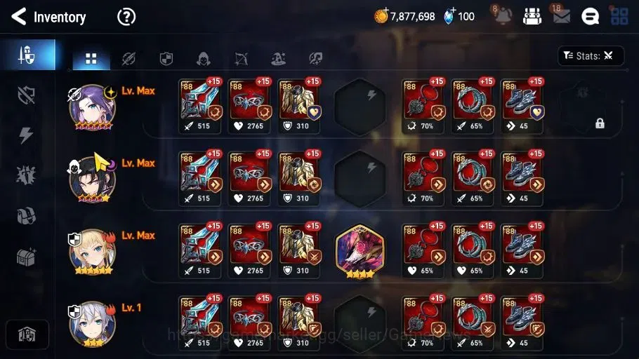 Epic Seven Accounts GLOBAL Unerif|2 ML(Starze,Judge Kise)+Nahkwol,Lili image 7