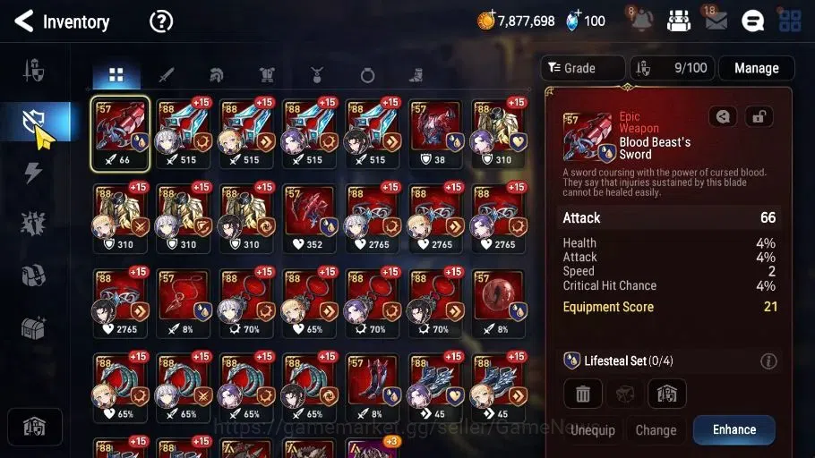 Epic Seven Accounts GLOBAL Unerif|2 ML(Starze,Judge Kise)+Nahkwol,Lili image 8