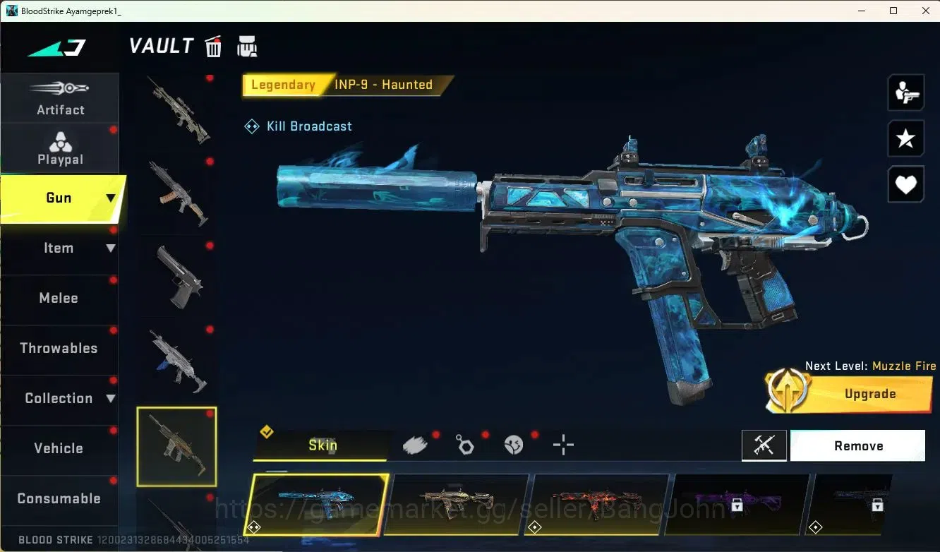 Blood Strike Accounts ASIA | Eternal Uzi-Star Chaser | 1 TR | 9 Legendar image 11