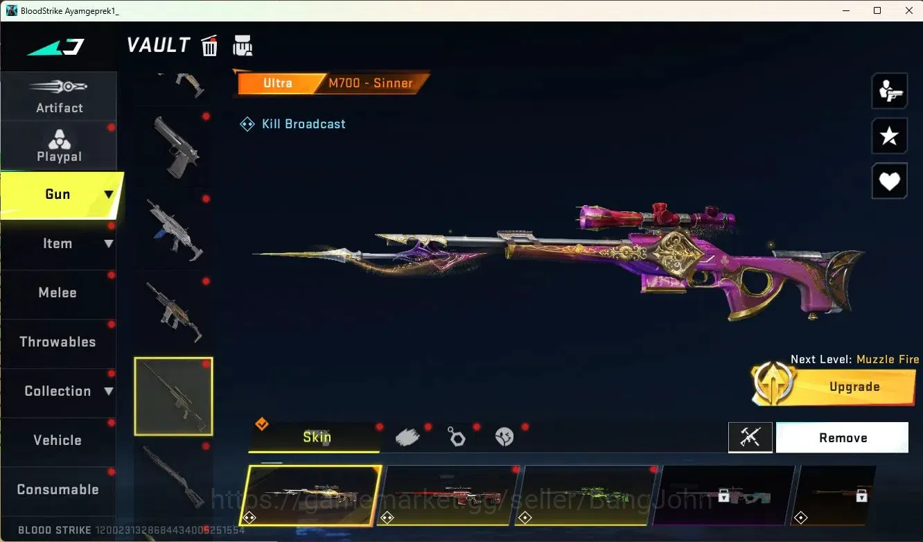 Blood Strike Accounts ASIA | Eternal Uzi-Star Chaser | 1 TR | 9 Legendar image 12