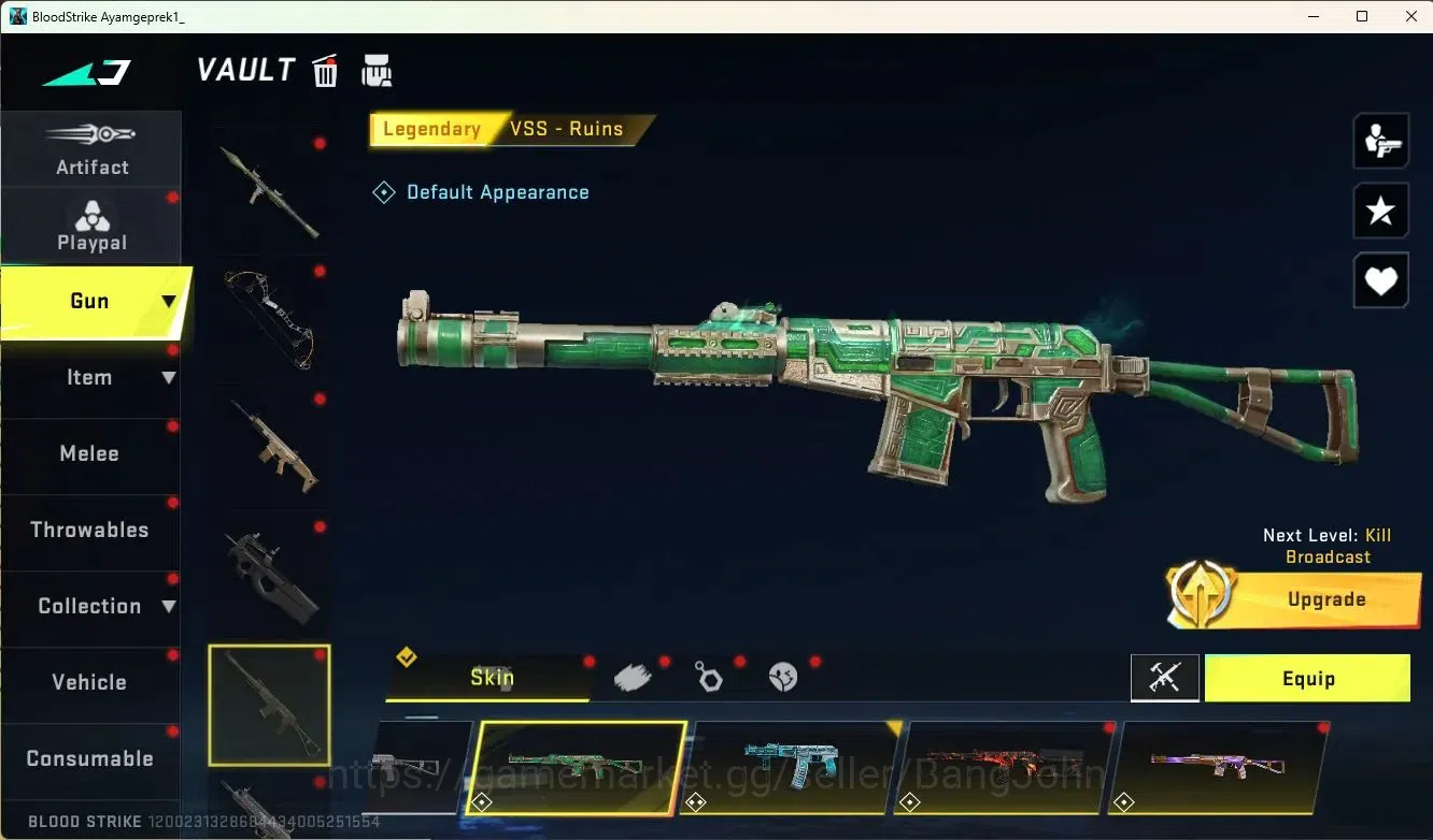 Blood Strike Accounts ASIA | Eternal Uzi-Star Chaser | 1 TR | 9 Legendar image 16