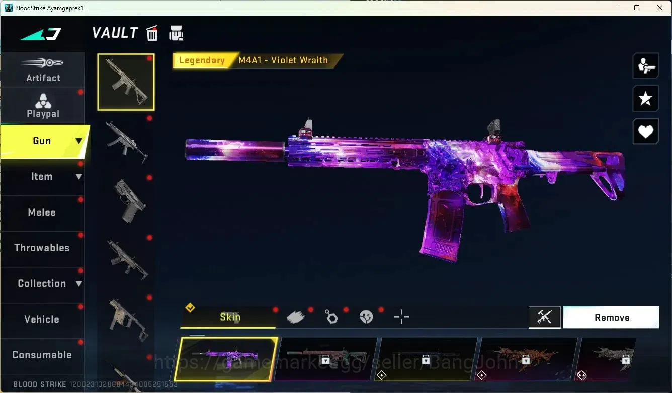 Blood Strike Accounts ASIA | Eternal Uzi-Star Chaser | 1 TR | 9 Legendar image 2