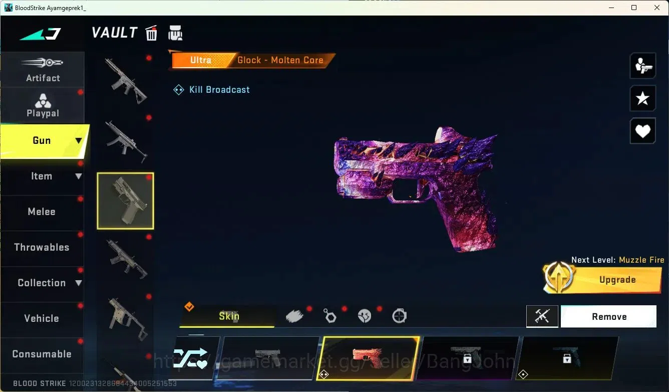 Blood Strike Accounts ASIA | Eternal Uzi-Star Chaser | 1 TR | 9 Legendar image 4