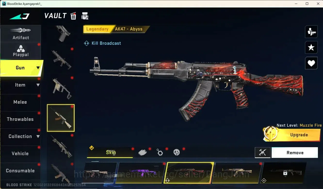 Blood Strike Accounts ASIA | Eternal Uzi-Star Chaser | 1 TR | 9 Legendar image 7