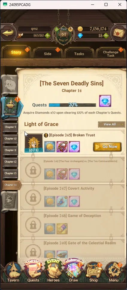 The Seven Deadly Sins: Grand Cross Accounts ASIA | 2,2M CC | 6 UR Merlin&Esca , Escanor Indomi image 13