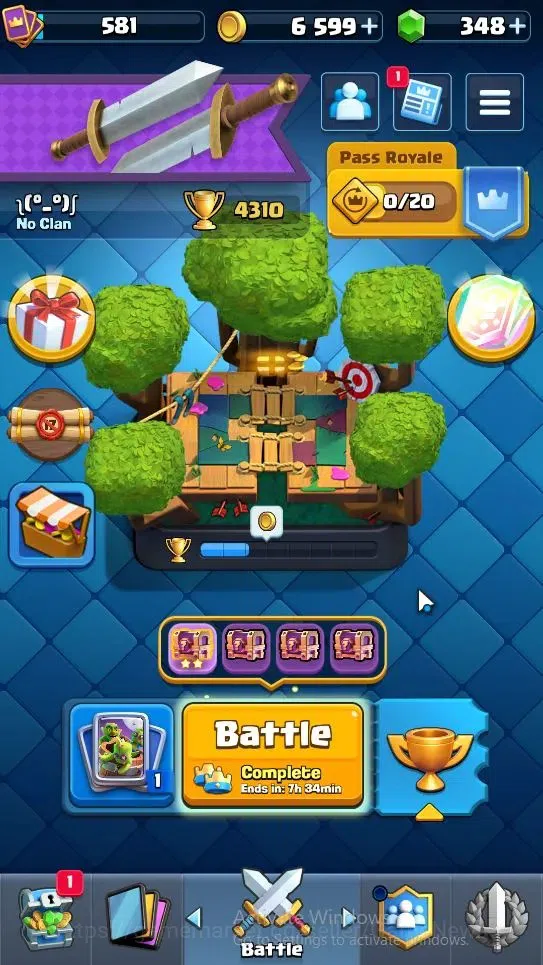 Clash Royale Accounts High-End Lvl 581|KTL 11|Trophy 4310|Card 68/121|1 Hero 3 EVO 4 Legend 15 Epic 25 Rare 24 Common|2 Wild 1