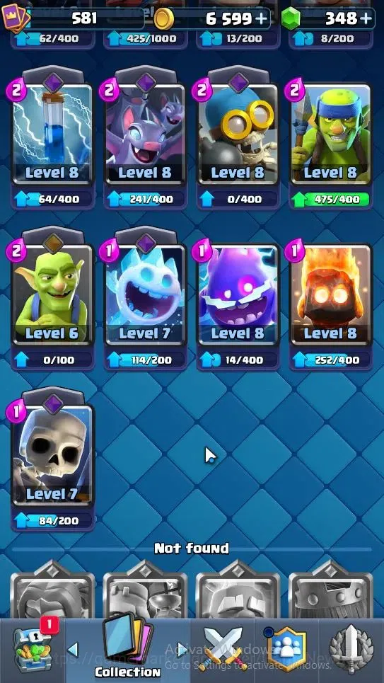 Clash Royale Accounts High-End Lvl 581|KTL 11|Trophy 4310|Card 68/121|1 Hero 3 EVO 4 Legend 15 Epic 25 Rare 24 Common|2 Wild 15