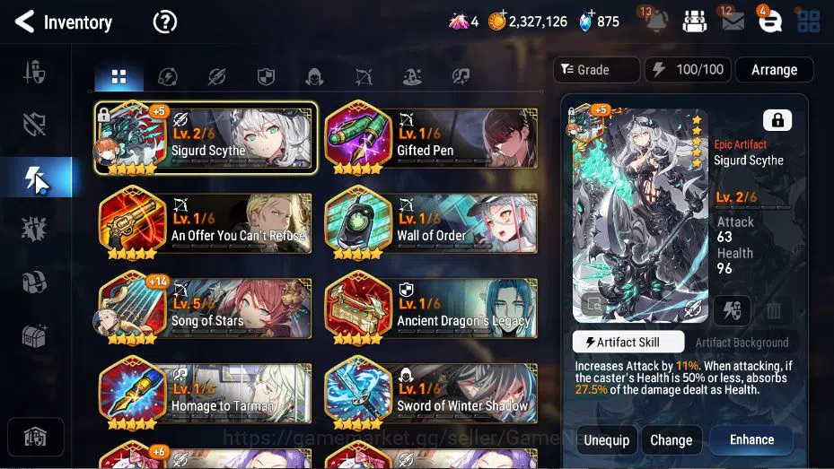 Epic Seven Accounts Global Unverif|New Era|4 ML(LOT Scales,JKise,LC Be image 9