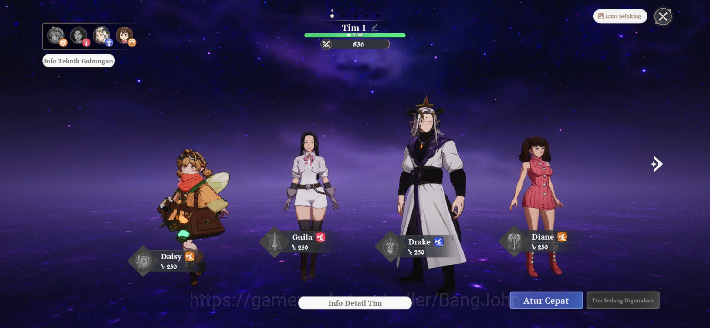 The Seven Deadly Sins: Origin Accounts EUROPE | Fresh Starter Lvl 2 |4 SSR|Daishy,Drake,D image 2
