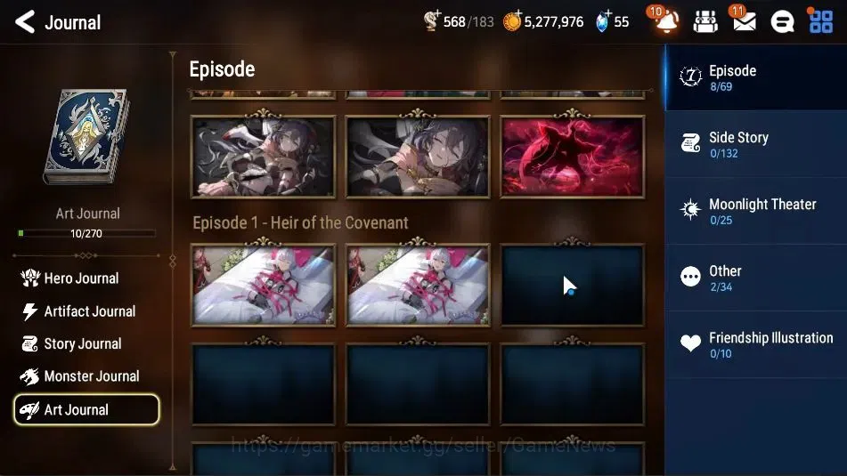 Epic Seven Accounts GLOBAL UnVerif|New Era| 2 ML (Monarch Sword Iseria image 19