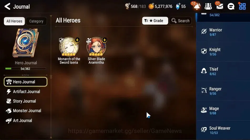 Epic Seven Accounts GLOBAL UnVerif|New Era| 2 ML (Monarch Sword Iseria image 6