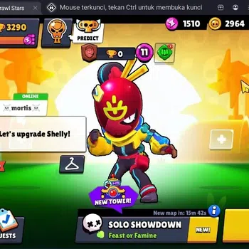 Brawl Stars Accounts Trophy 3290|29 Brawlers|7 Max(Bibi,Edgar,Tara,Sprout,Byron,Alli,damian)|1 Mythic,4 Epic Skins|9011