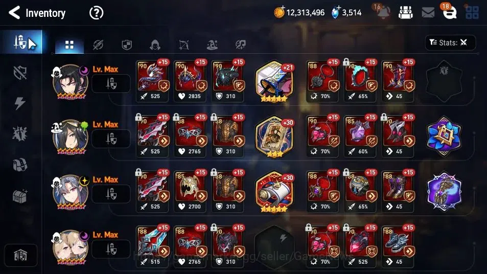 Epic Seven Accounts GLOBAL Unverif|New Era|14 ML(Rhianna&Luciella,A Vi image 12