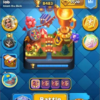 Clash Royale Starter Mobile | KTL 13 | Trophy 8483 | Card 120 | 2 Hero  image 1