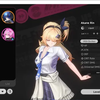 Neverness to Everness Accounts Global EU |HL 3| 2 SSR 1 Limited Akane Rin +Outfit|Daffodill| Selector 24/50| Prologue|Female