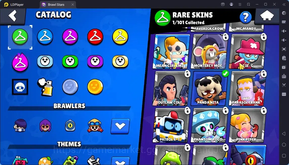 Brawl Stars Accounts Global |Trophy 391|9 Brawler|1 Max Hypercharge(Edgar)|1740 Bling|30 Gems|1 Rare,1 Epic Skins 7