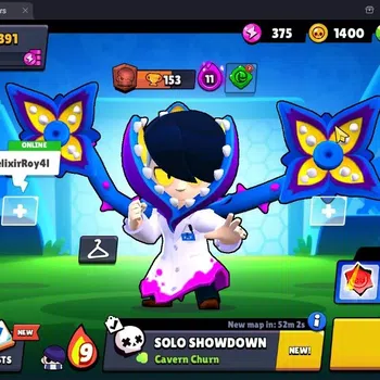 Brawl Stars Accounts Global |Trophy 391|9 Brawler|1 Max Hypercharge(Edgar)|1740 Bling|30 Gems|1 Rare,1 Epic Skins